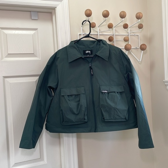Stussy Other - Stussy - Windbreaker Utility Jacket Gorpcore Long Coat - Green - M